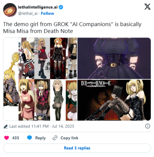 Community discussion about Misa from Death Note